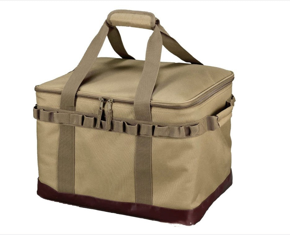 Camping Storage Bag - Foldable Waterproof Organizer with Dry/Wet Separation, 36-55L Capacity
