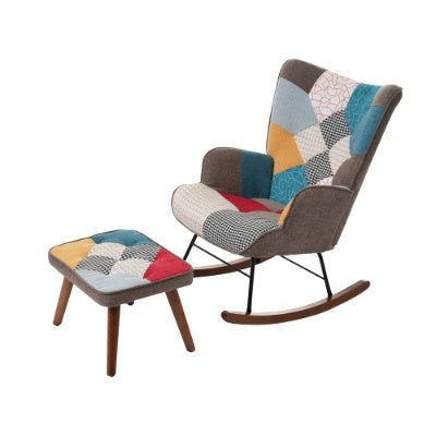 Rocking Lounge Chair with Footrest