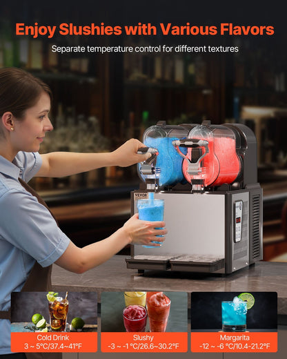 Slush Beverage Dispenser with Temperature Retention
