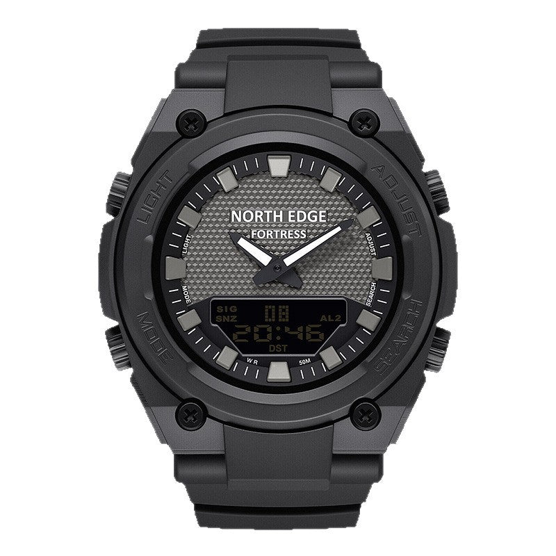 Dual-display Multi-function Luminous Quartz Watch