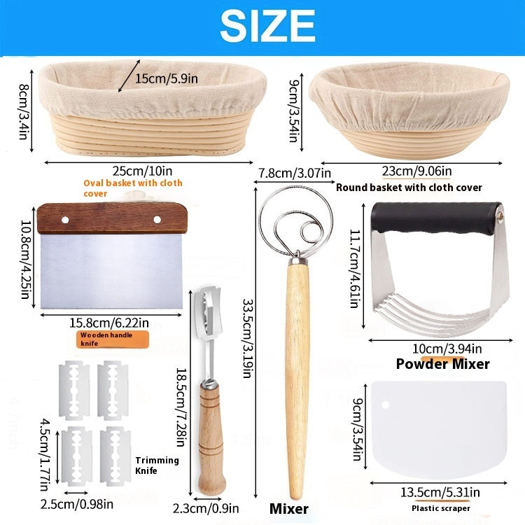 Sourdough Bread Baking Tool Set – Stainless Steel