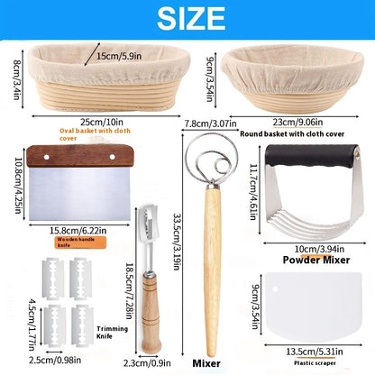 Sourdough Bread Baking Tool Set – Stainless Steel