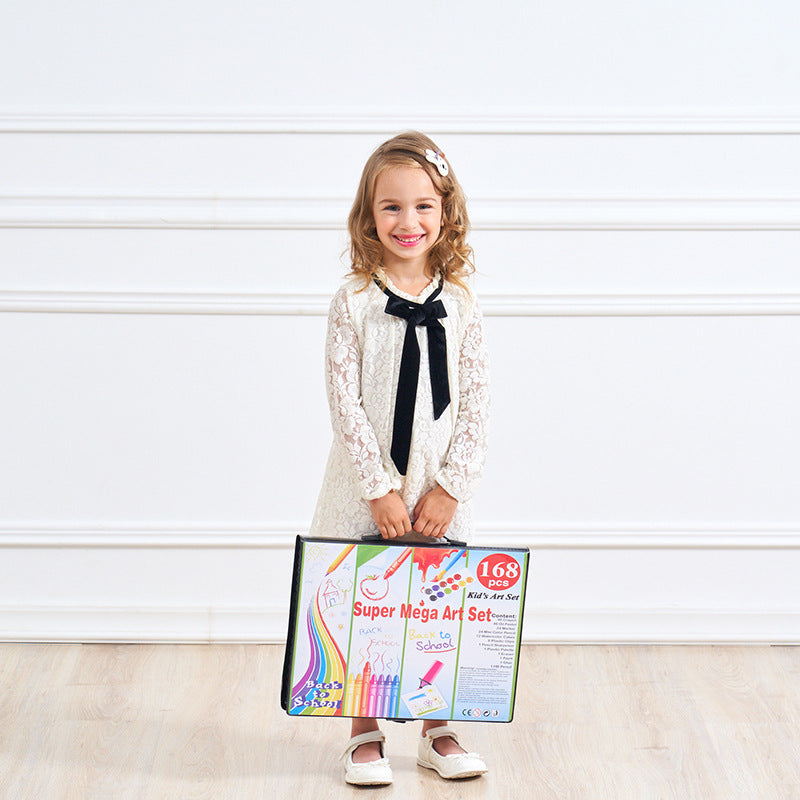 168-Color Watercolor Pen Set – Art Supplies for Kids & Students