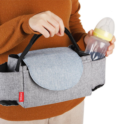 Stroller & Cart Organizer Storage Bag – Waterproof Multi-Pocket Hanging Bag