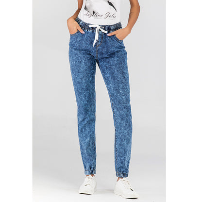 Women's High Waist Skinny Jeans – Washed Distressed Pencil Pants