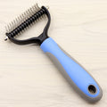 Pet Grooming Comb - Double-Sided Dematting Tool for Long-Haired Dogs
