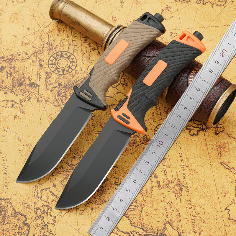 Fixed Blade Knife - High Hardness Metal Camping & Outdoor Knife with Sheath
