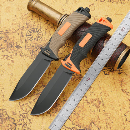 Fixed Blade Knife - High Hardness Metal Camping & Outdoor Knife with Sheath