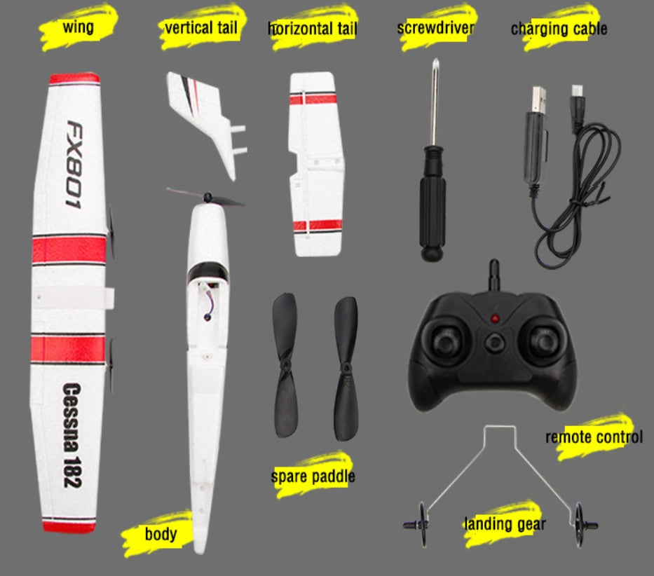 FX801 Remote Control Glider - RC Airplane Model