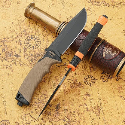 Fixed Blade Knife - High Hardness Metal Camping & Outdoor Knife with Sheath