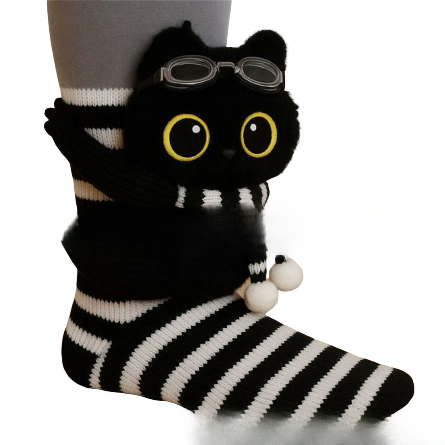 Plush Crochet Animal Cute Animal Socks