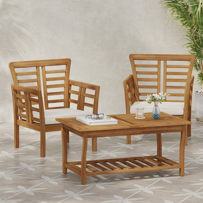 CAYDON 2 CLUB CHAIRS   TABLE