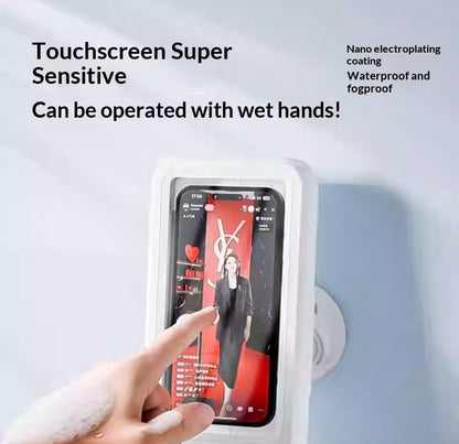 Waterproof Bluetooth Speaker with Phone Mount & Touch Screen