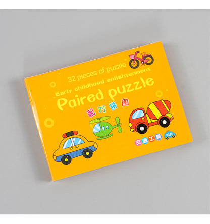 Cartoon Educational Matching Puzzle for Kids Ages 4–6