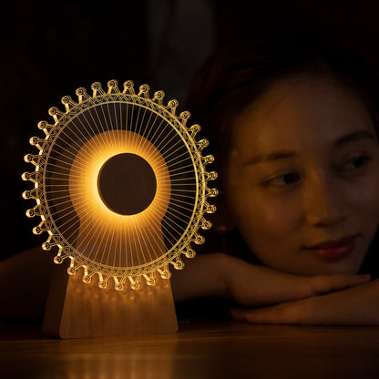 Windmill Rotating Music Box with LED Light