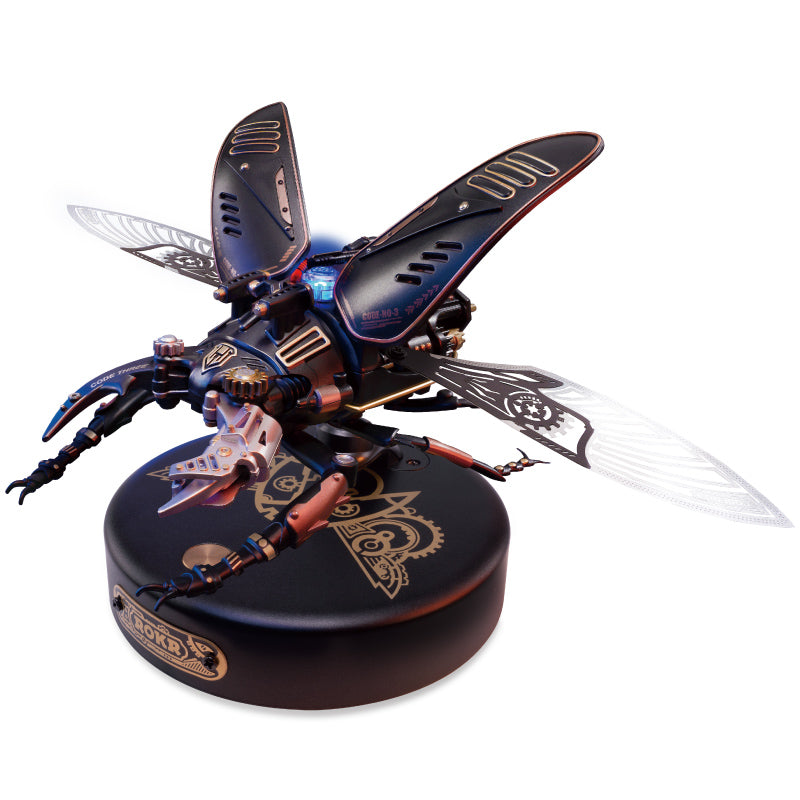Robotime Rokr Stag Beetle Metal 3D Puzzle – Punk Style Mechanical DIY Model (MI03)