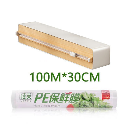 Magnetic Plastic Wrap Cutter - Tear-Free Kitchen Dispenser