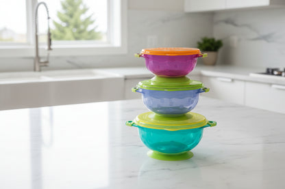Baby & Toddler Suction Bowl Set (3-Piece)