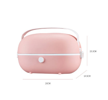 Portable Food Warmer Electric Lunch Box for Car and Home