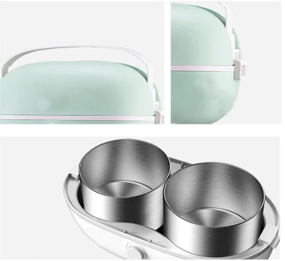 Portable Food Warmer Electric Lunch Box for Car and Home