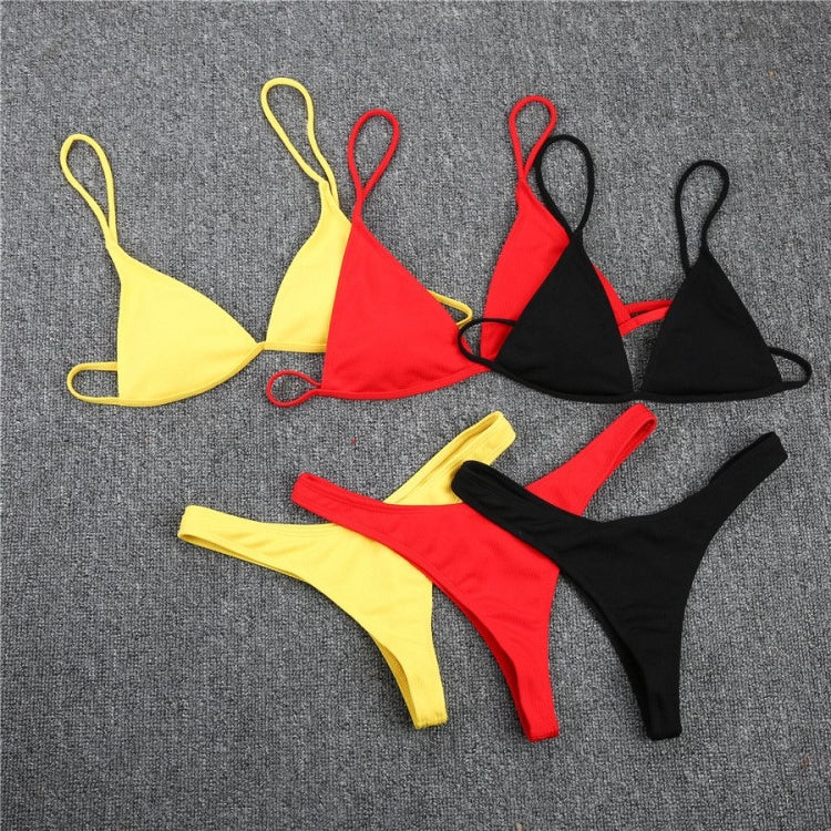 Women's High Cut Bikini Set – Underwire Support Two-Piece Swimsuit