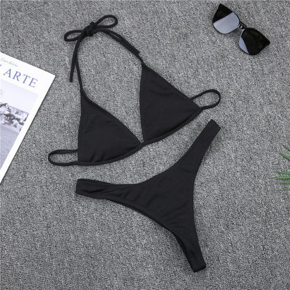 Women's High Cut Bikini Set – Underwire Support Two-Piece Swimsuit