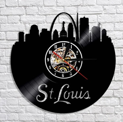 The Ultimate Gift for Architects and Travelers: Famous Architectural Vinyl Clocks