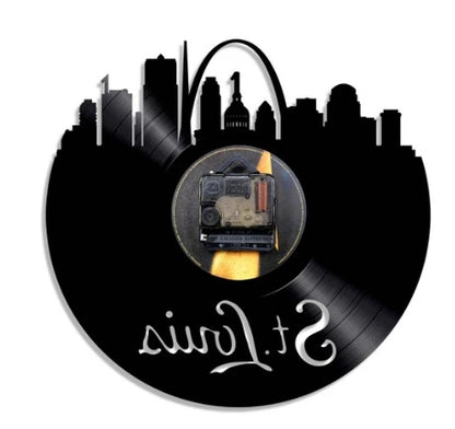 The Ultimate Gift for Architects and Travelers: Famous Architectural Vinyl Clocks