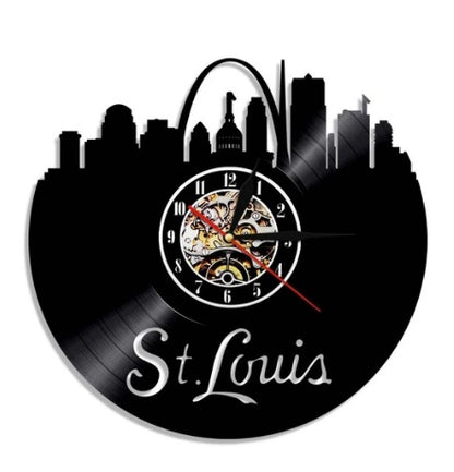 The Ultimate Gift for Architects and Travelers: Famous Architectural Vinyl Clocks