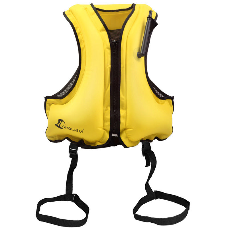Inflatable Buoyancy Vest – Kids & Adult Snorkeling Life Jacket