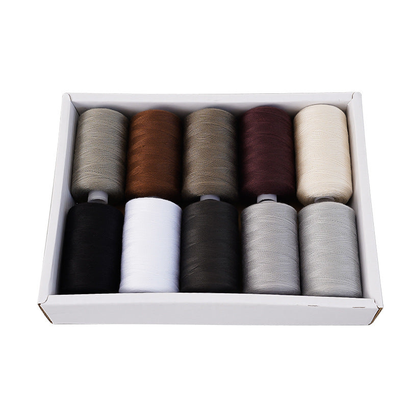 Polyester Sewing Thread Set – 10 Rolls, 1000 Yards Each