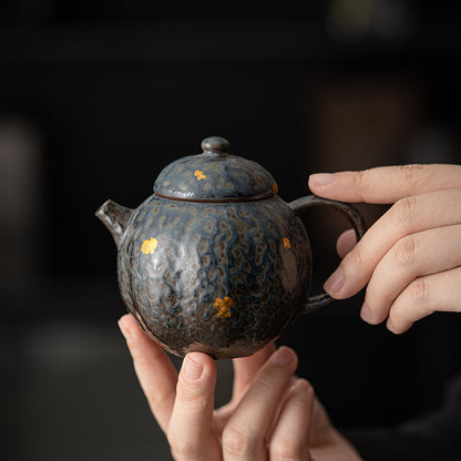 Traditional Stoneware Teapot for Loose Leaf Tea