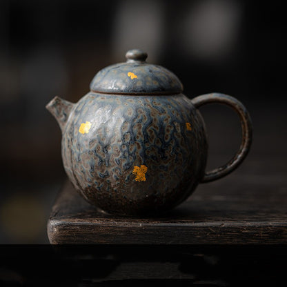 Traditional Stoneware Teapot for Loose Leaf Tea