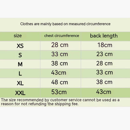 Insulated Pet Vest for Schnauzers, Bichons, Teddies, and Shiba