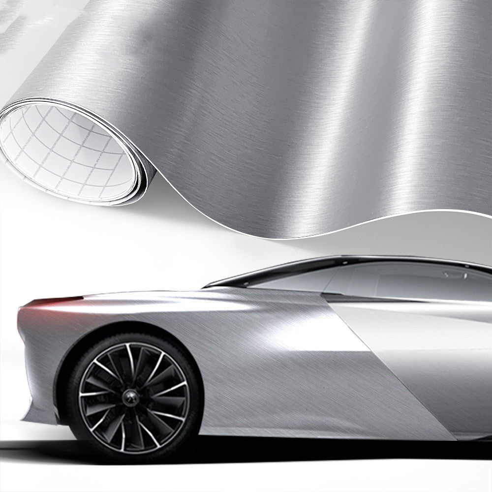 5D Carbon Fiber Vinyl Wrap - Glossy Black Car Styling Film