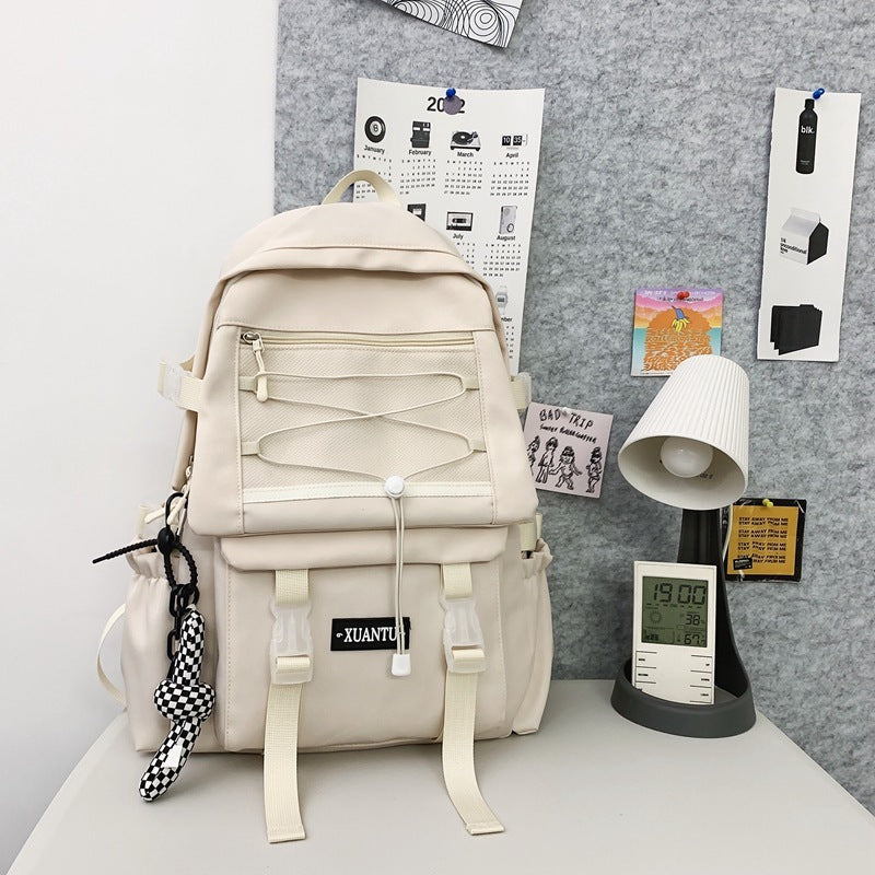 High School & Junior High Backpack – Soft Polyester in 3 Colors