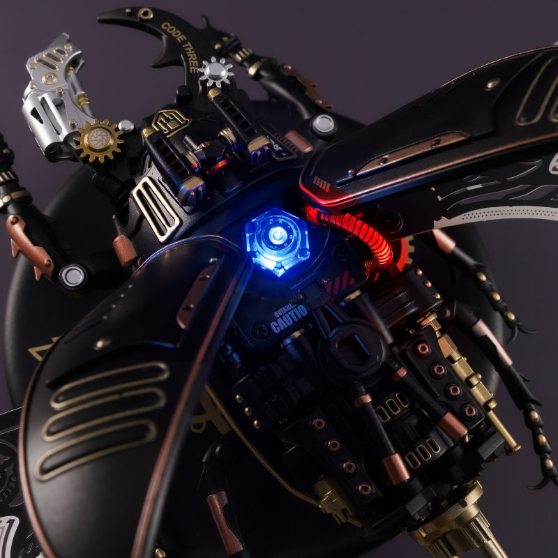 Robotime Rokr Stag Beetle Metal 3D Puzzle – Punk Style Mechanical DIY Model (MI03)