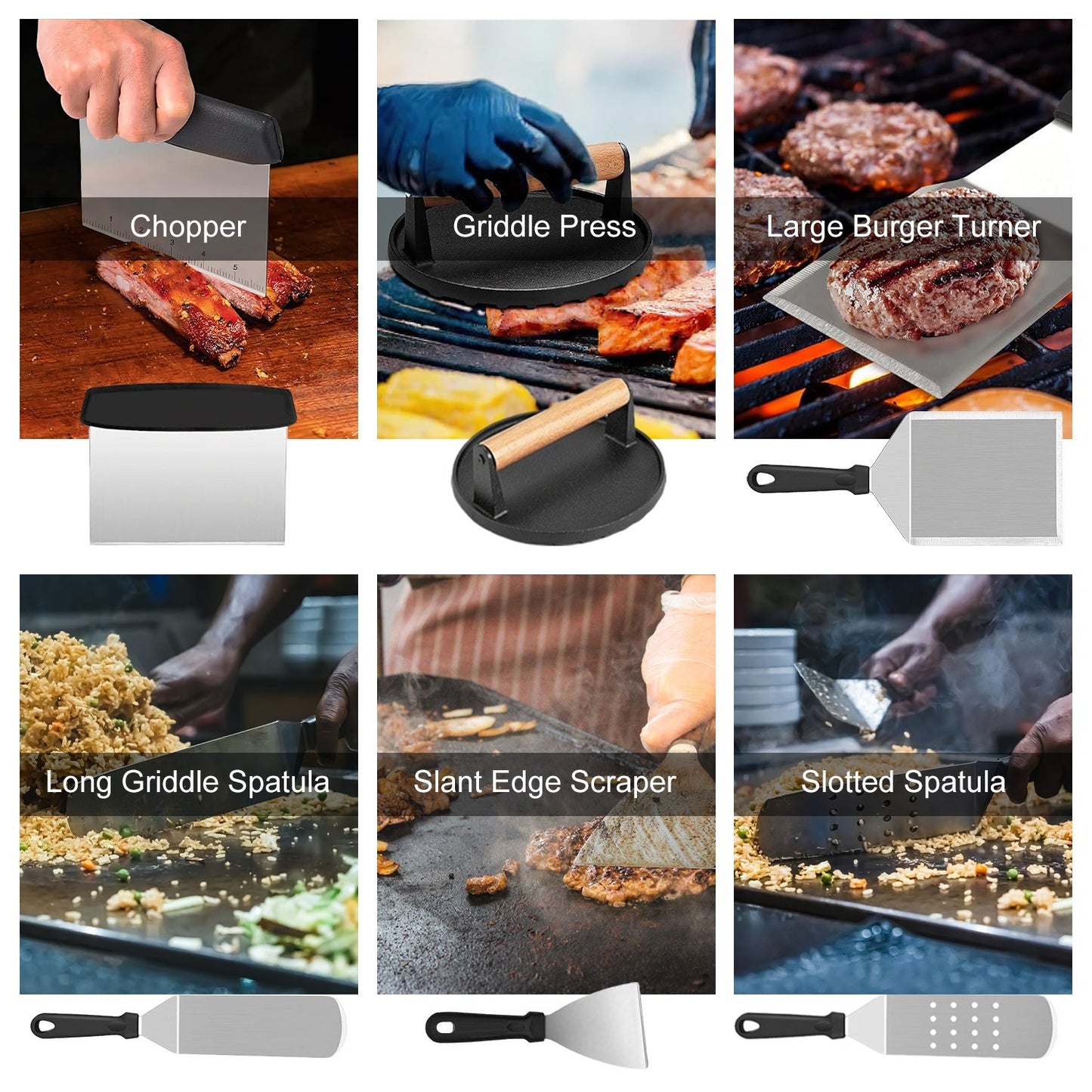 31-Piece Griddle Accessory Kit for Camp Chef and Flat Top Grills