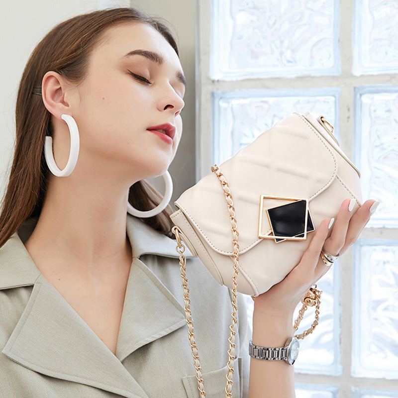 Women's Genuine Cowhide Leather Messenger Bag – Retro Crossbody Shoulder Bag