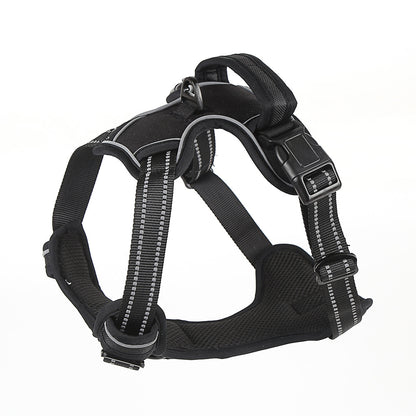 No-Pull Reflective Dog Harness Vest – Breathable & Adjustable