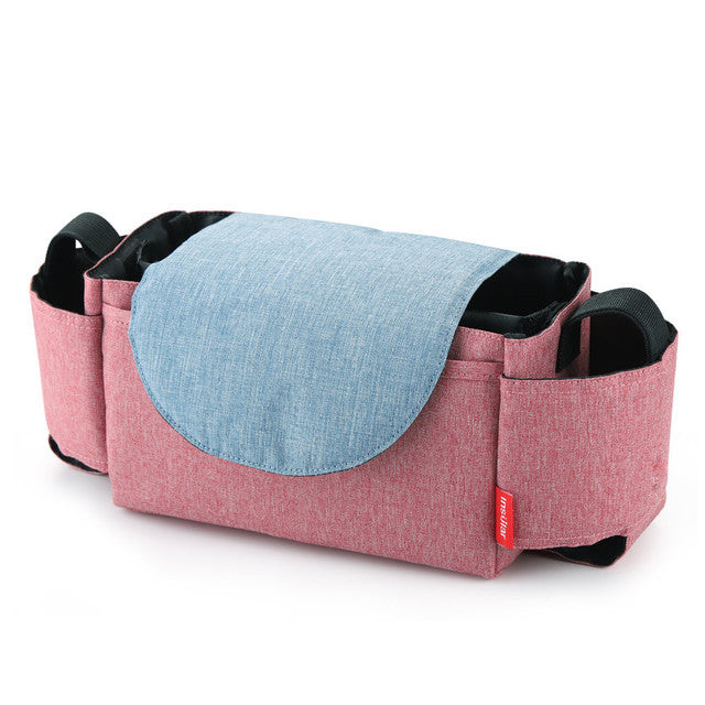 Stroller & Cart Organizer Storage Bag – Waterproof Multi-Pocket Hanging Bag