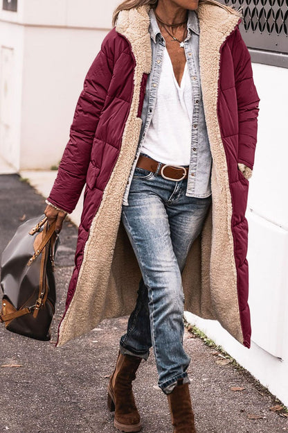 Women's Hooded Double-Sided Long Coat