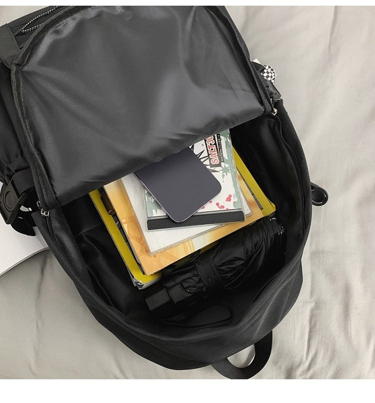 High School & Junior High Backpack – Soft Polyester in 3 Colors