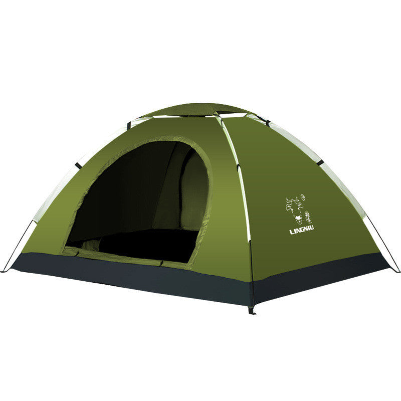 Portable Single-Layer Camping Tent – Lightweight Beach & Outdoor Shelter