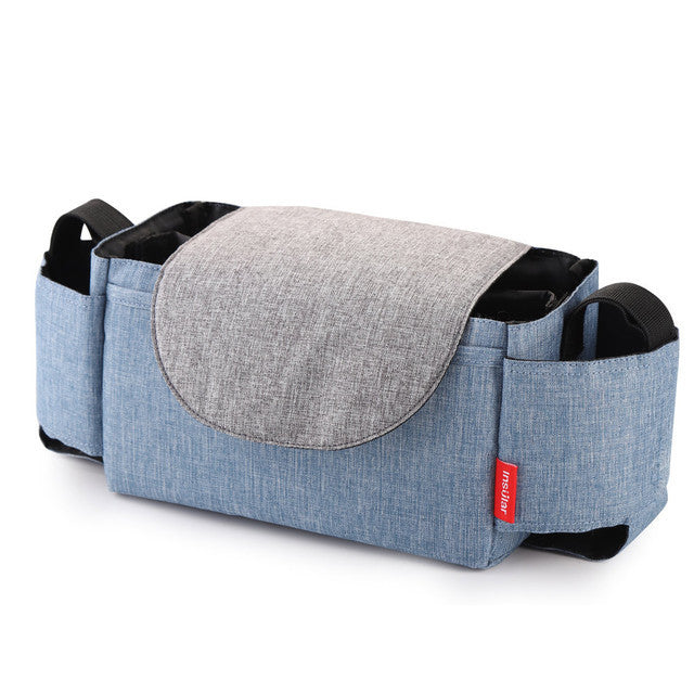 Stroller & Cart Organizer Storage Bag – Waterproof Multi-Pocket Hanging Bag