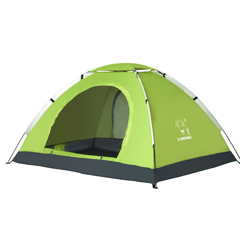 Portable Single-Layer Camping Tent – Lightweight Beach & Outdoor Shelter