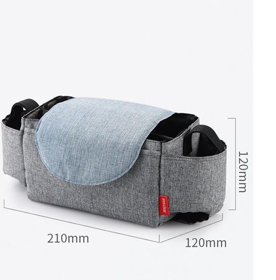Stroller & Cart Organizer Storage Bag – Waterproof Multi-Pocket Hanging Bag