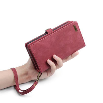 Your phone, your wallet, your style. All in one chic leather case.