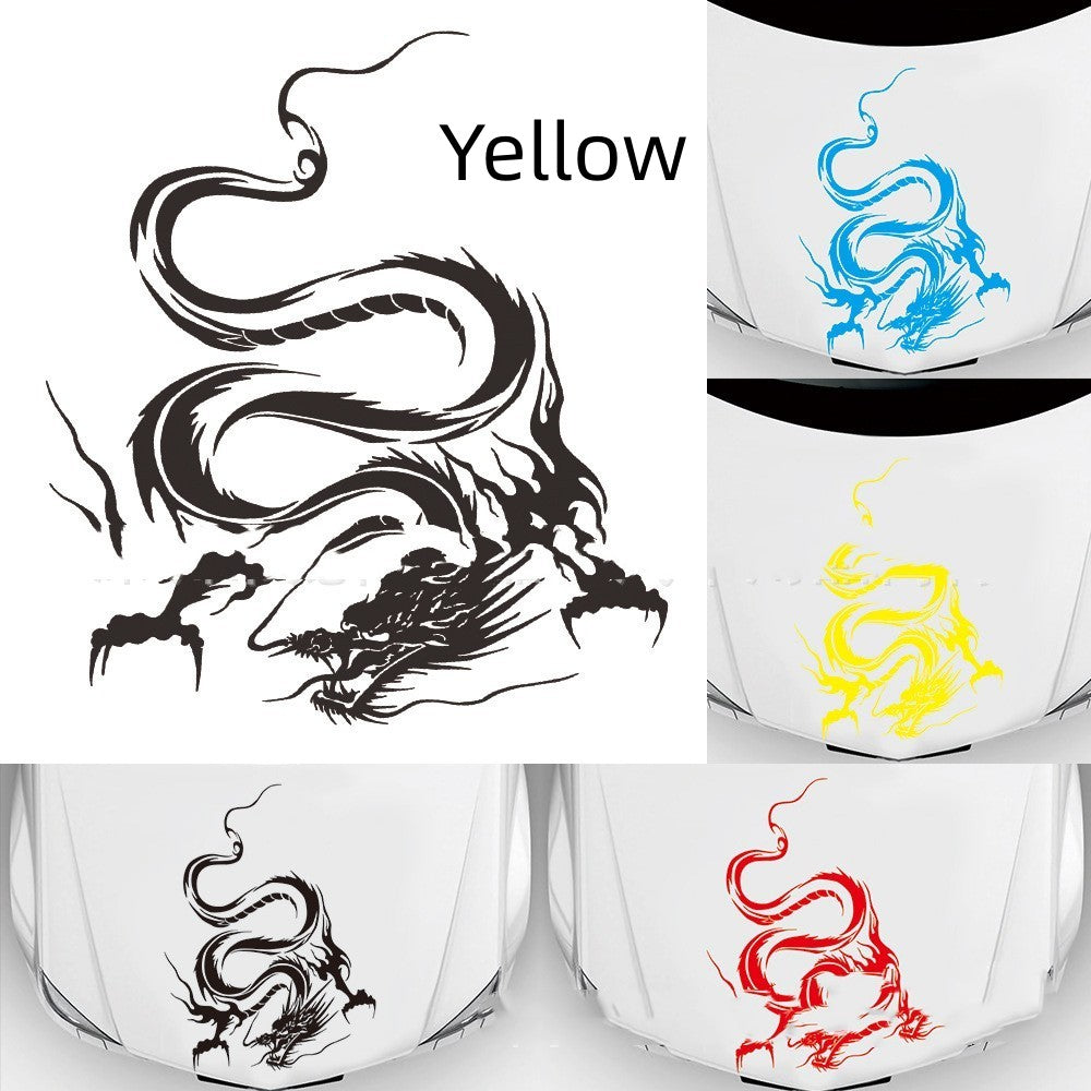 Dragon Car Body Sticker - Front End Modification Decal