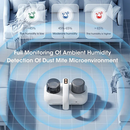 Vacuum Mite Remover Cordless Handheld Cleaner Powerful Suction